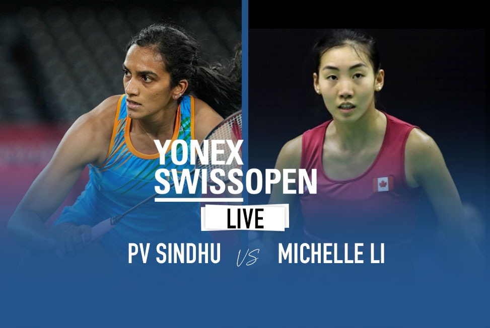 Swiss Open Badminton LIVE: PV Sindhu eyes SEMIFINALS, to play Canada’s Michelle Li in QFs- Follow Sindhu vs Michelle LIVE