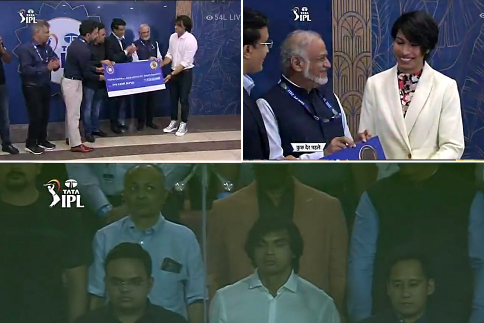 CSK vs KKR LIVE: BCCI honours Golden Boy Neeraj Chopra, other Tokyo Olympics medallists ahead of IPL 2022 opener – Watch video