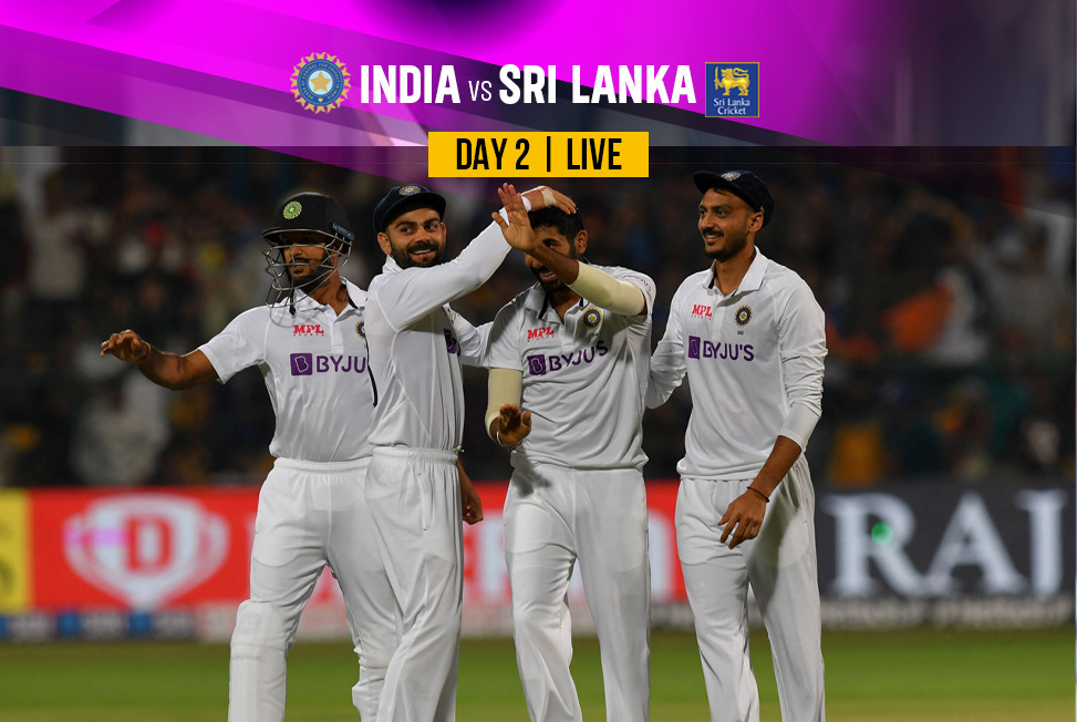 IND vs SL LIVE, Day 2: Ruthless India inching closer to clean sweep as Sri Lanka hopes for improbable comeback in Day 2 - Follow Live Updates