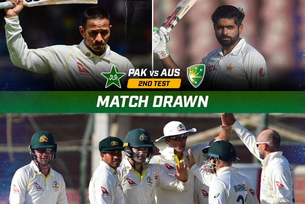 PAK draw AUS: Azam's 196 draw Karachi Test; AUS squander big lead