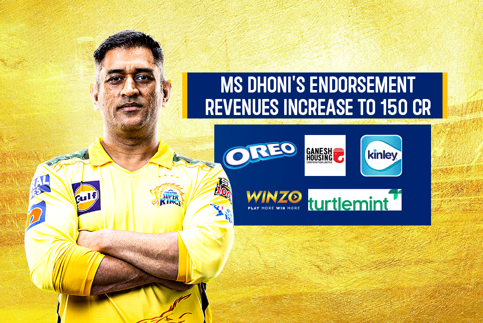 IPL 2022: MS Dhoni selling like HOT-CAKE with Brands this IPL, endorsement revenues increase to 150 cr, brand count to 33
