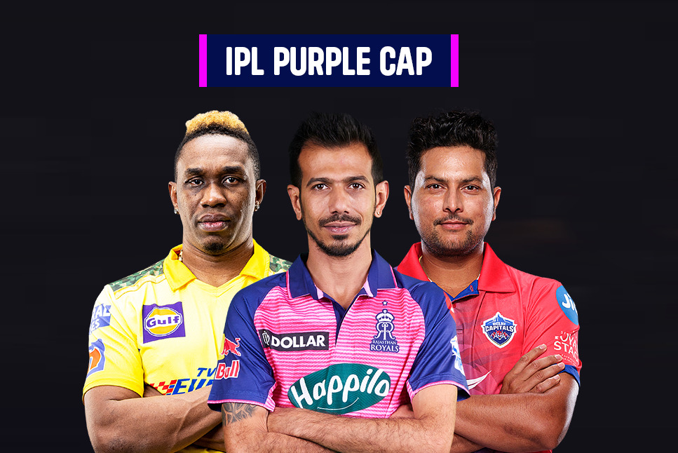IPL 2022 Purple Cap: Dwayne Bravo enters TOP 3, KUL-CHA pair ruling at the top with Yuzvendra Chahal in first place followed by Kuldeep Yadav