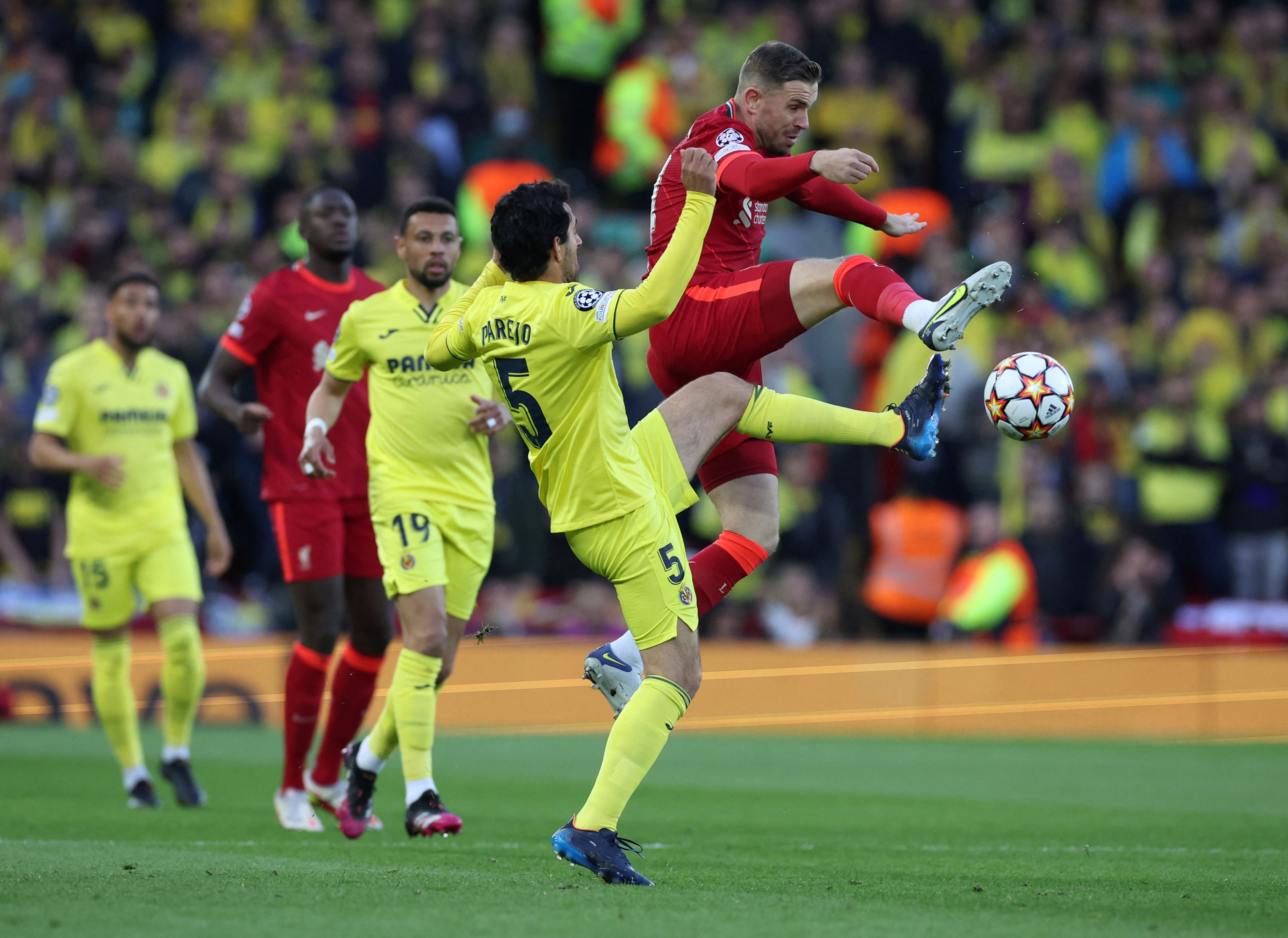 Champions League Semi-final: A Quickfire double sees the Reds DOMINATE Villarreal at Anfield in 1st Leg, Liverpool wins 2-0, Check Liverpool beat Villarreal HIGHLIGHTS