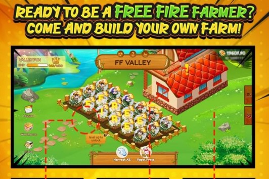 Free Fire Farmer Event: Check out a step-by-step guide to building your own home farm in Free Fire MAX!!, Check More Details on the new event
