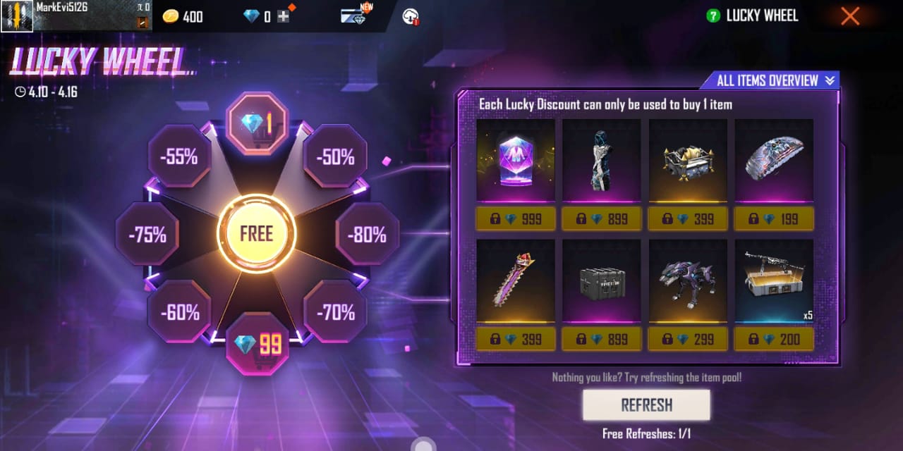 Free Fire Max Lucky Wheel Event: Get BTS Crystal, costumes, pets, bundles, and more by spending only 1 diamond, all you need to know about the event and rewards