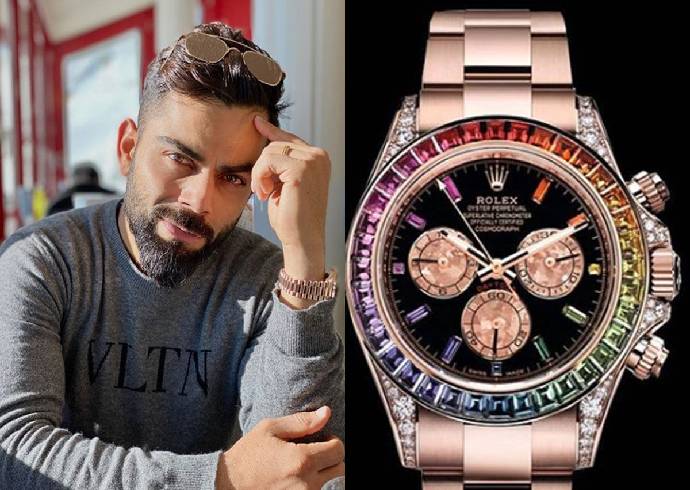 Virat Kohli has a thing for luxury watches