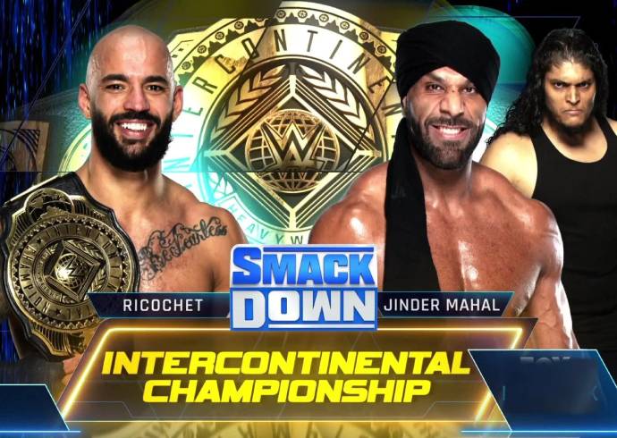 WWE SmackDown Live: Three Possible Endings for Ricochet vs Jinder Mahal