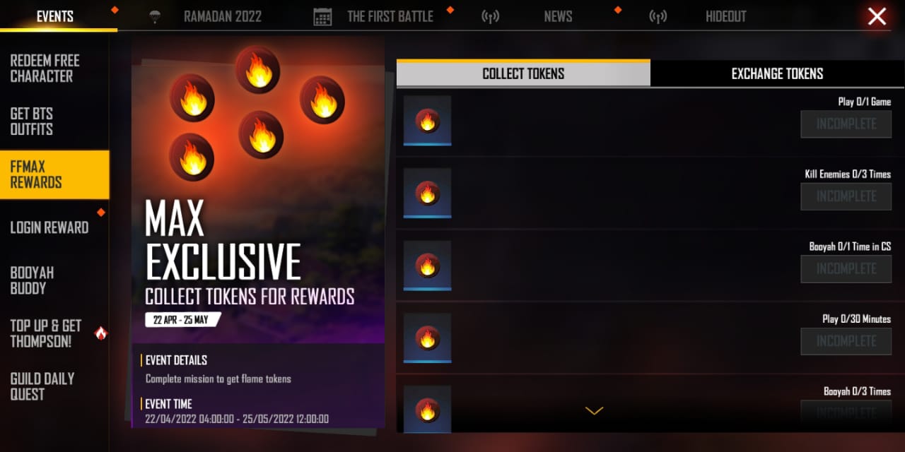 Garena Free Fire Max Exclusive Event: Get kar98-the Executioner, pets, and many more rewards free, Check Details on the new event and its rewards