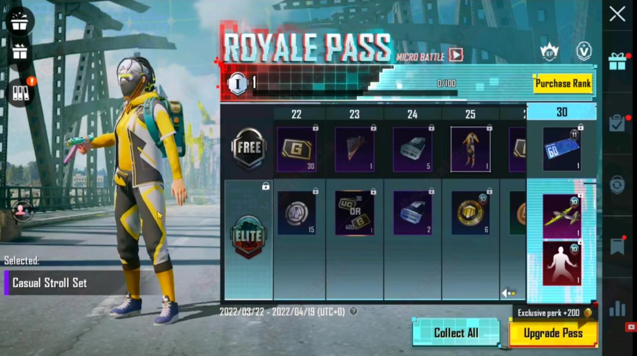 PUBG Mobile Royale Pass M10 Release date: Check all rewards