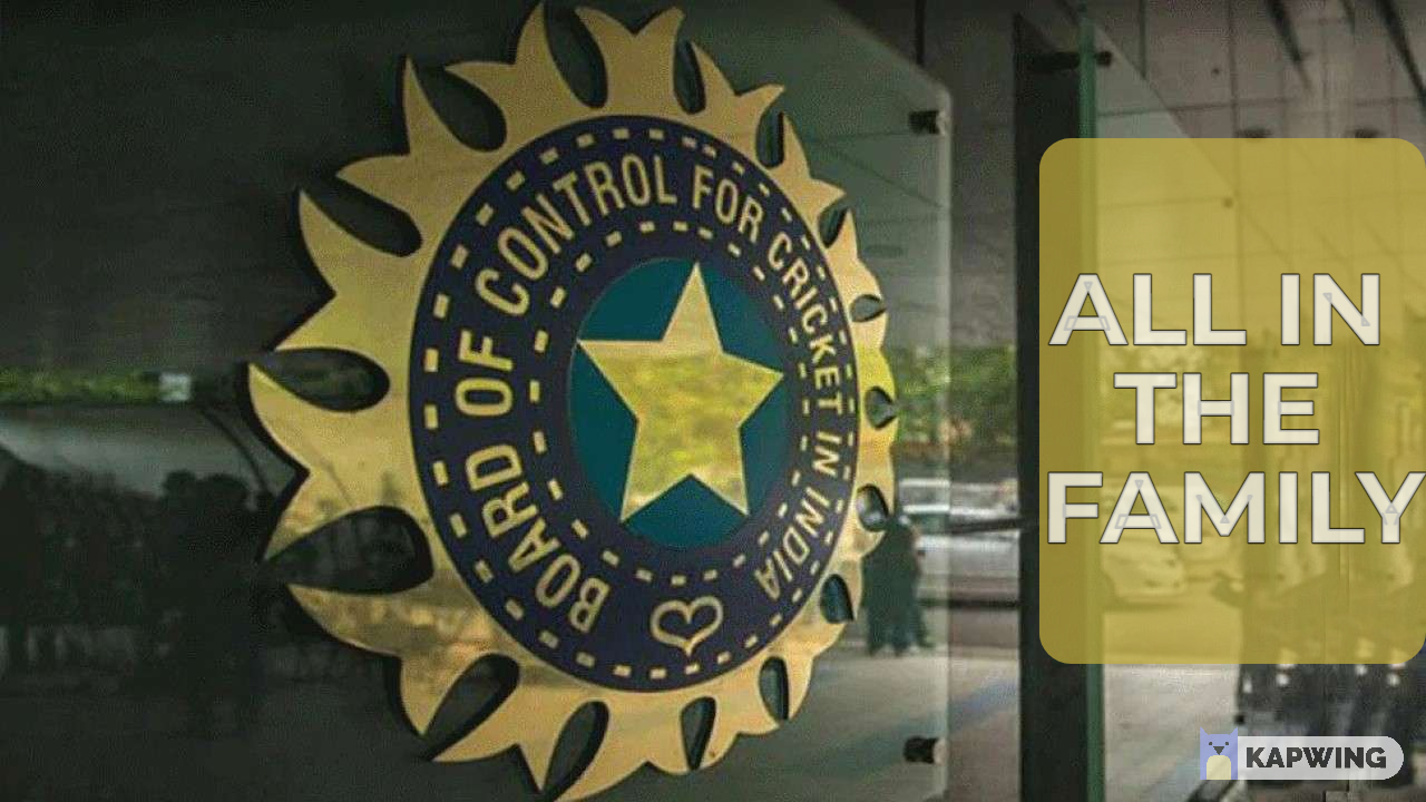 BCCI Nepotism: All in the FAMILY for BCCI & the STATE Associations, more than 20 associations flouting Lodha Committee NORMS - Follow IPL 2022 Live Updates