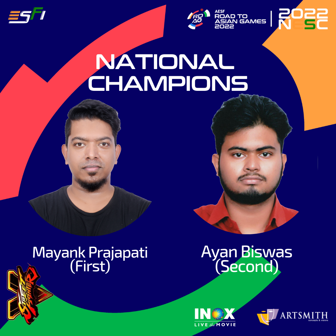 Esports Asian Games 2022: Charanjot Singh and Mayank Prajapati to represent India in eFIFA and Street Fighter V