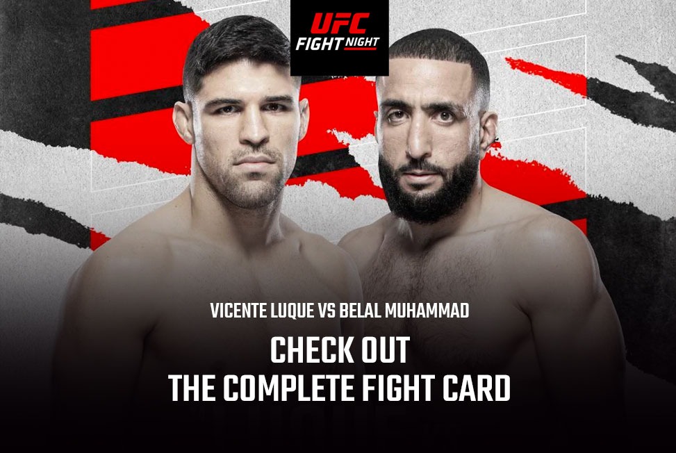 UFC Vegas 51: Vicente Luque vs Belal Muhammad, Check out the full match card