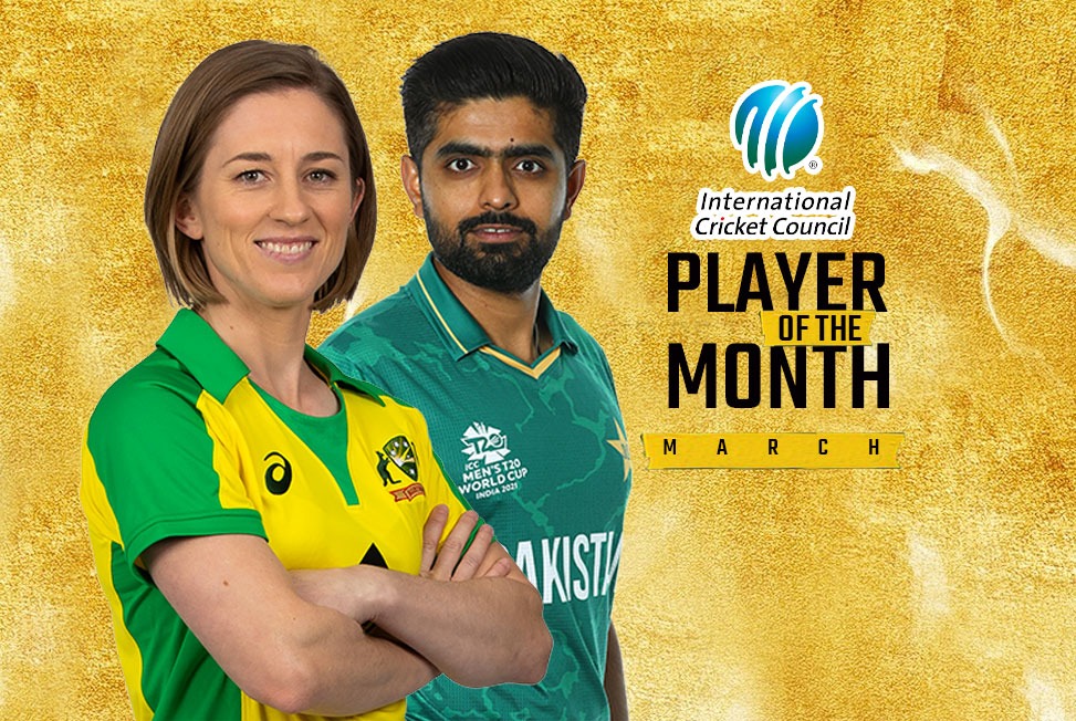 ICC Player of the Month Pakistan's Babar Azam & Australia's WC hero