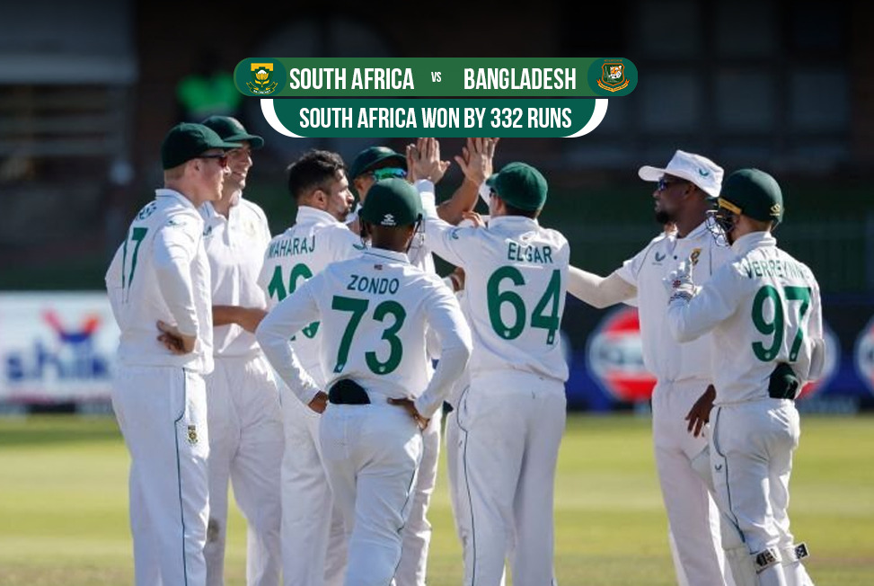 SA vs BAN LIVE: Bangladesh suffer another humiliating collapse, Keshav Maharaj’s 7-wicket haul powers South Africa to 332-run victory