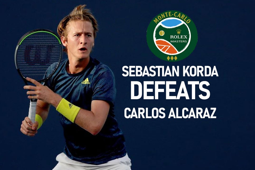 MonteCarlo Masters LIVE Sebastian Korda beats Carlos Alcaraz