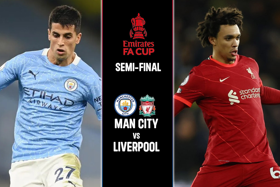 FA Cup SemiFinals LIVE: Pep Guardiola’s Manchester City ‘COMMITTED TO DENT’ Liverpool’s quadruple hopes, Check Team News, Predictions, Follow Manchester City vs Liverpool LIVE Streaming