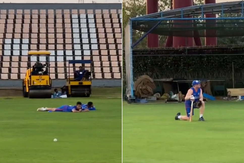 MI vs CSK LIVE: Mumbai Indians training INTERRUPTED as BEES hover at DY Patil Stadium, players take cover – Watch video
