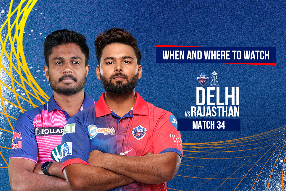 DC vs RR Live Streaming: When and where to watch IPL 2022, Delhi Capitals vs Rajasthan Royals Live Streaming in your country, India