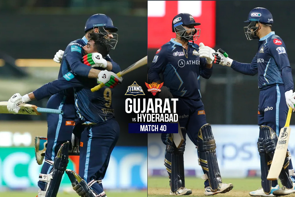 IPL 2022: 22 Runs 6 Balls, Watch how Rashid Khan, Rahul Tewatia STUNS Sunrisers Hyderabad with Miracle HEIST in very LAST OVER