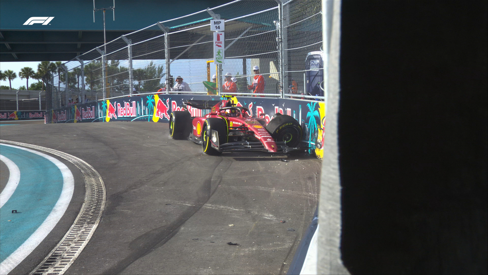 Miami GP FP2 LIVE: Carlos Sainz has crashed but leads the FP2 followed by Sergio Perez and Charles Leclerc in second and third positions - Follow Miami GP FP2 LIVE Updates