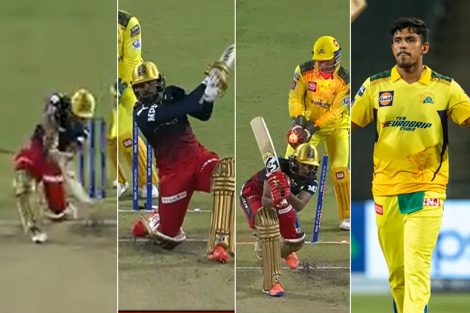 RCB vs CSK Live: CSK's MYSTERY spinner Maheesh Theekshana SHINES against RCB once again, picks up THREE wickets in single over - Watch Video