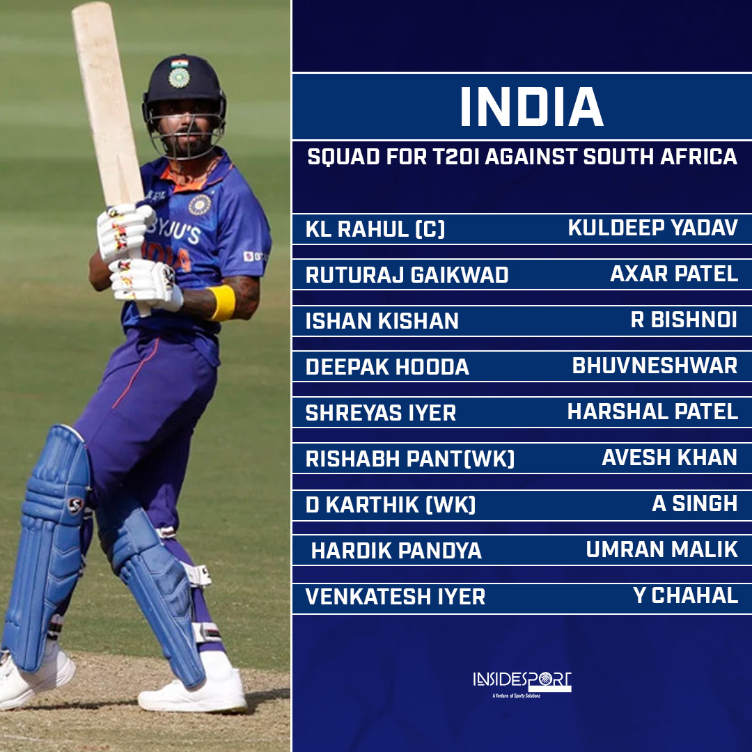 India Squad SA T20: All you want to know about India’s Full Squad for T20 Series vs South Africa, Captain, Series schedule, match tickets, live streaming details