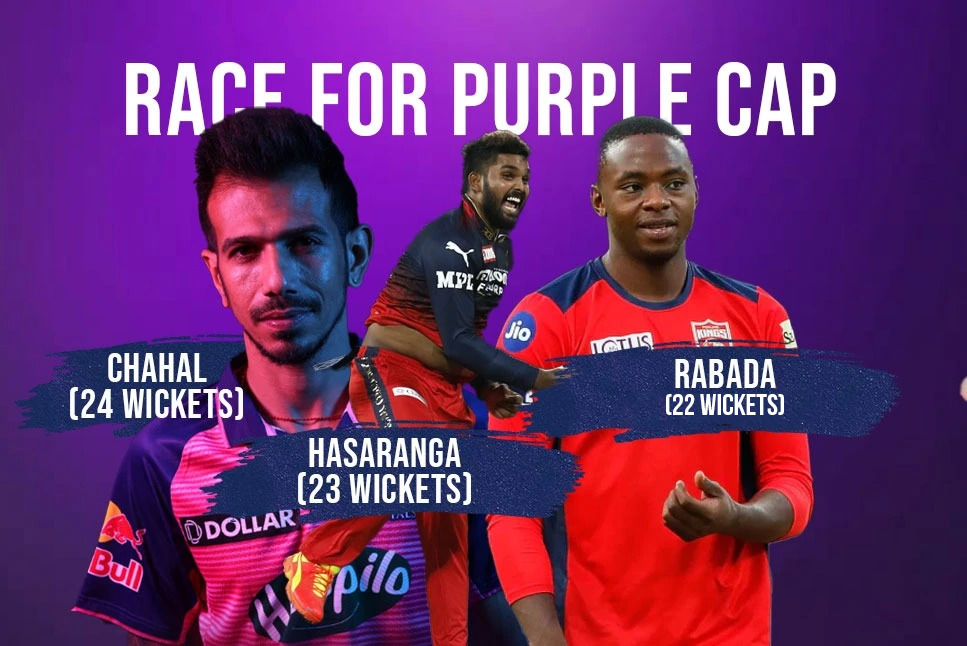 IPL 2022 Purple Cap: Kagiso Rabada still THIRD in IPL 2022 Purple Cap Race, Yuzvendra Chahal and Wanindu Hasaranga in 1 and 2: Follow LIVE UPDATES
