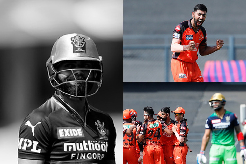 SRH vs RCB LIVE: NIGHTMARE continues for Virat Kohli, gets out for GOLDEN DUCK against SRH to register THIRD golden duck of the season – Watch Video