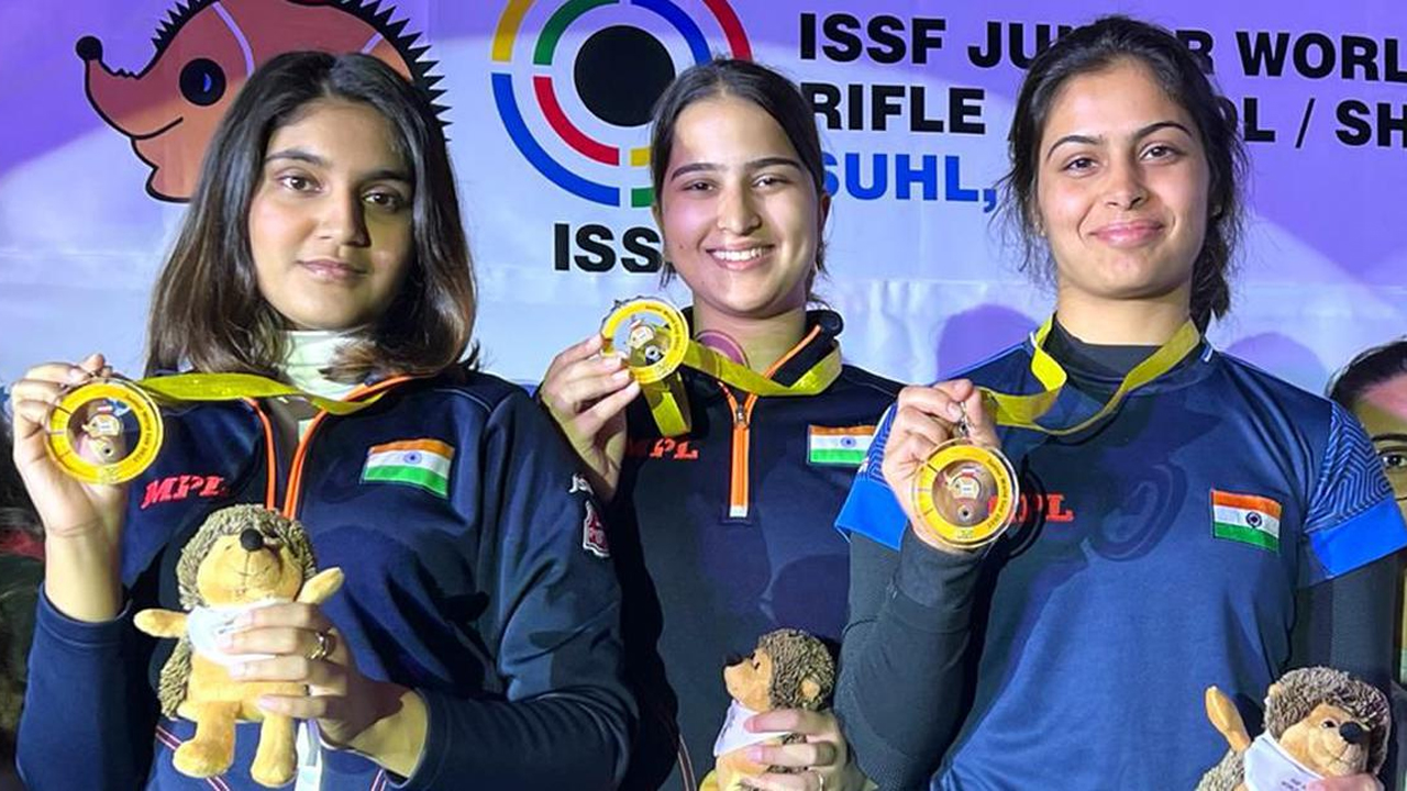 Shooting Junior World Cup: India's women pistol shooters make it five out of five wins at Suhl Junior World Cup