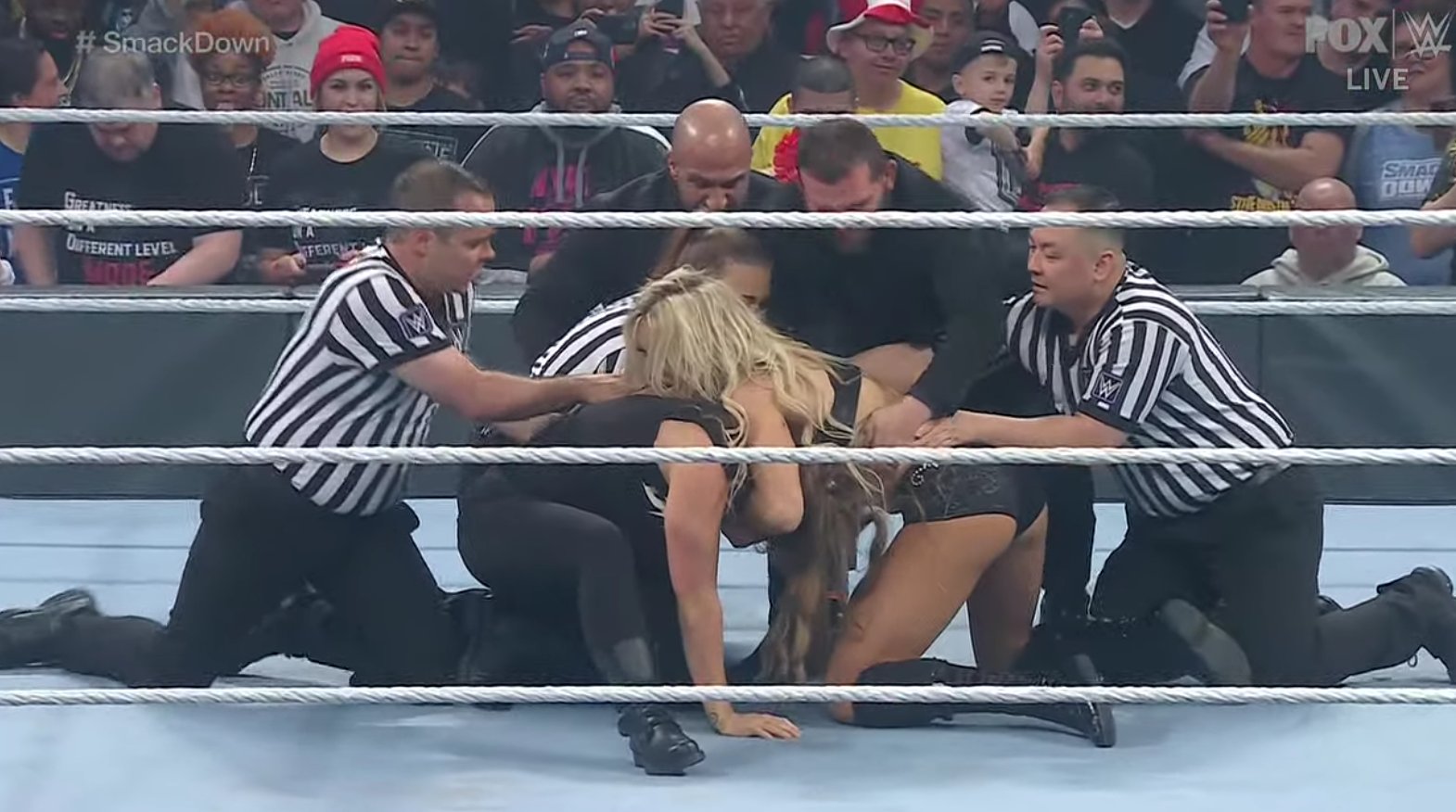 WWE SmackDown ResuIts: Ronda Rousey Stands tall in a Brutal Brawl