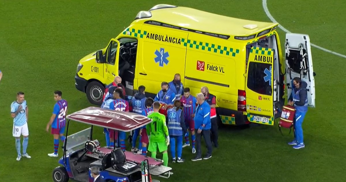 La Liga: Goals from Aubameyang and Depay help Barca beat 10-men Celta, Ronald Araujo hospitalized after a nasty clash, Watch Barcelona beat Celta Vigo HIGHLIGHTS