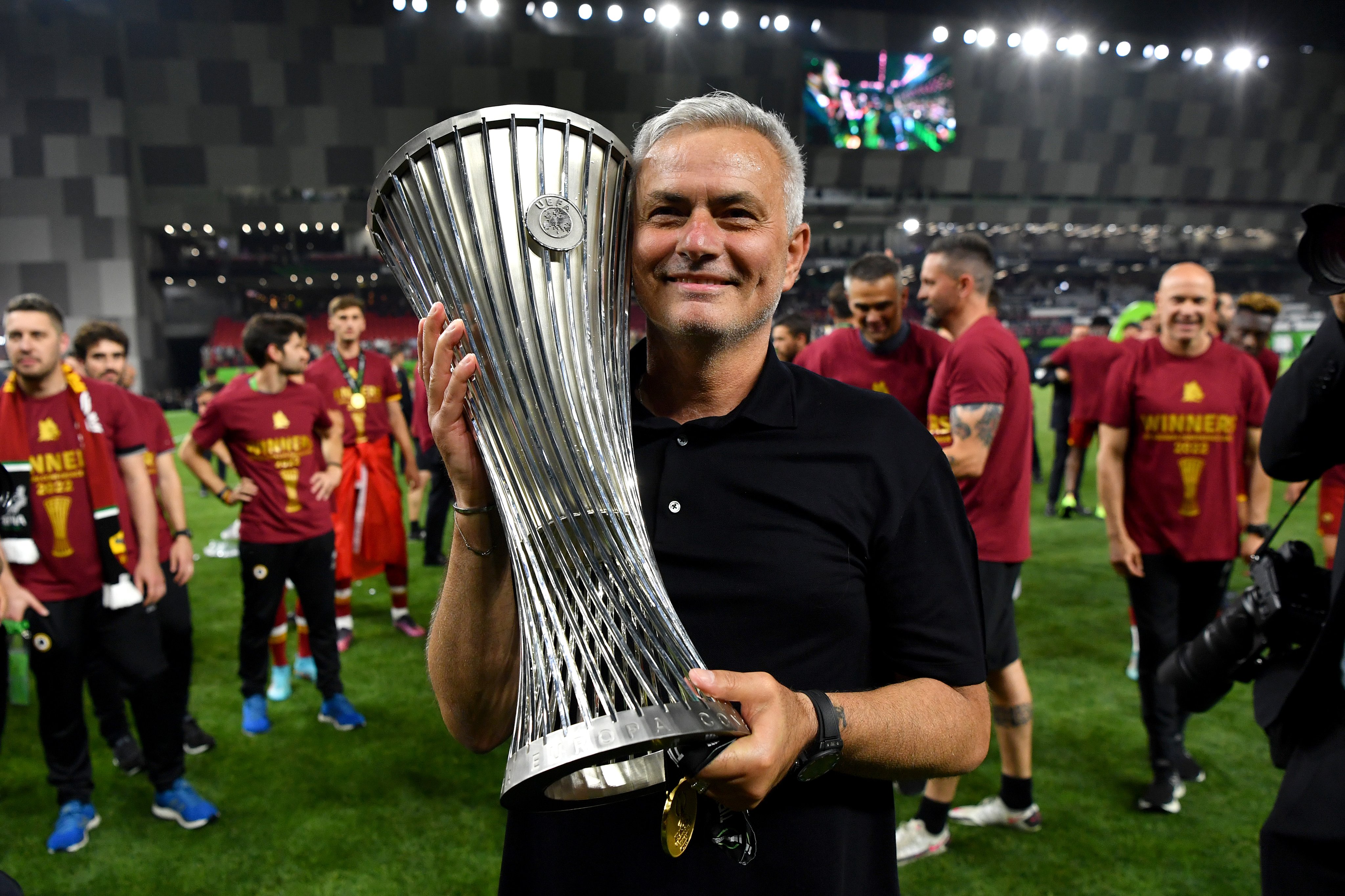 UEFA Europa Conference League: Roma beat Feyenoord to win FIRST-EVER Europa Conference trophy as Jose Mourinho makes HISTORY, AS Roma wins 1-0, Watch HIGHLIGHTS