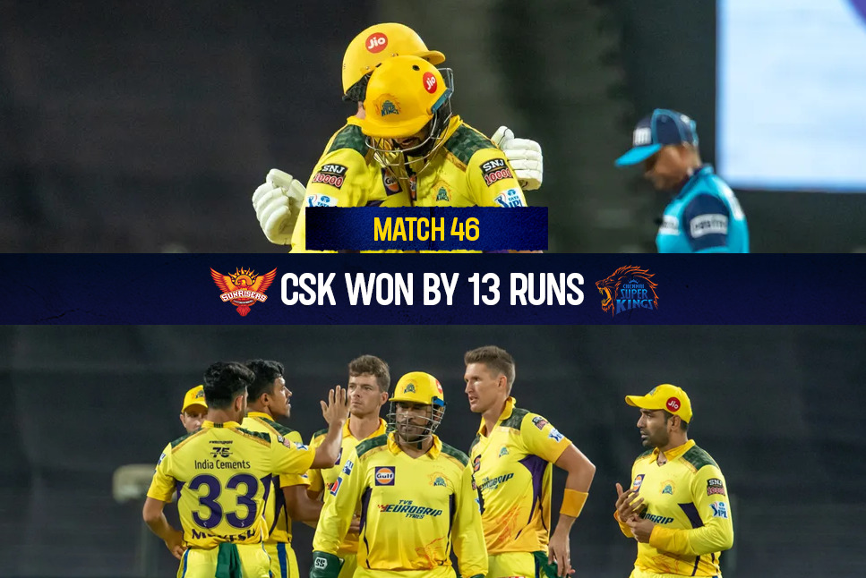 SRH vs CSK LIVE: Ruturaj Gaikwad, Devon Conway and Mukesh Choudhary star as MS Dhoni returns to captaincy with 13-run win over Sunrisers Hyderabad