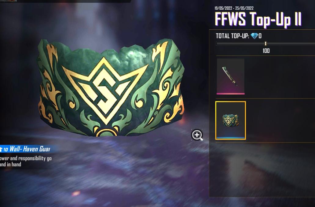 Free Fire Max Haven Guardian Gloo Wall Skin: Check how to get it for free in-game, More Detail, all about the FFWS Top-up II Event and its rewards