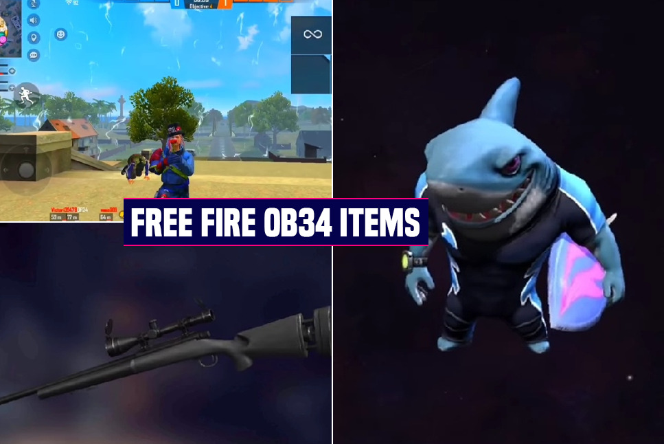 Free Fire OB34 Update Items: Check out the new character, pet, and weapon coming in-game, More Details, all about the Free Fire Max OB34 Update items