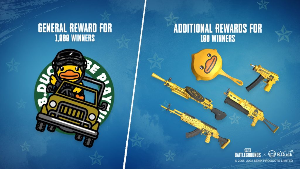 PUBG Battlegrounds Duck Rider Challenge: Participate and earn the chance to take home ducky rewards!