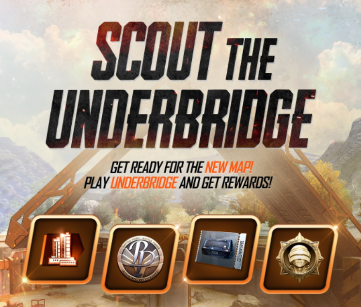 New State Mobile Underbridge Map Update: Play in the newest Round DeathMatch map to win rewards!⁣