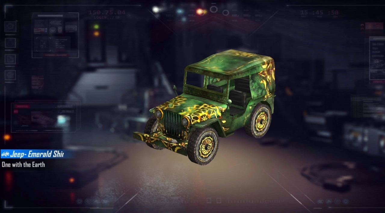 Free Fire Emerald Shimmer Jeep Skin: Check How to get it for free from the Weekend Mission 3 event, More DETAILS, all you need to know about the skin
