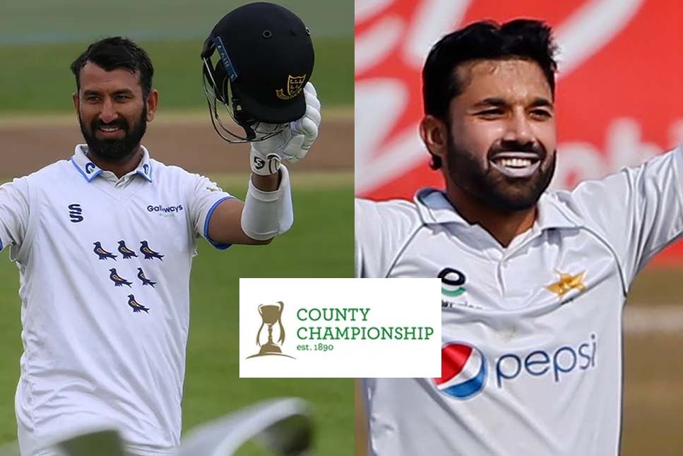 County Championships: Cheteshwar Pujara – Mohammad Rizwan partnership for Sussex gives major neighbour goals for India & Pakistan- See Pics