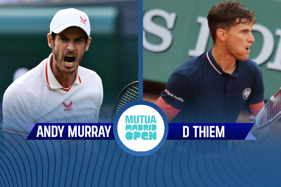 Madrid Open LIVE: Former World No.1 Andy Murray faces Dominic Thiem in a blockbuster first round clash at Madrid - Follow Murray vs Thiem LIVE updates