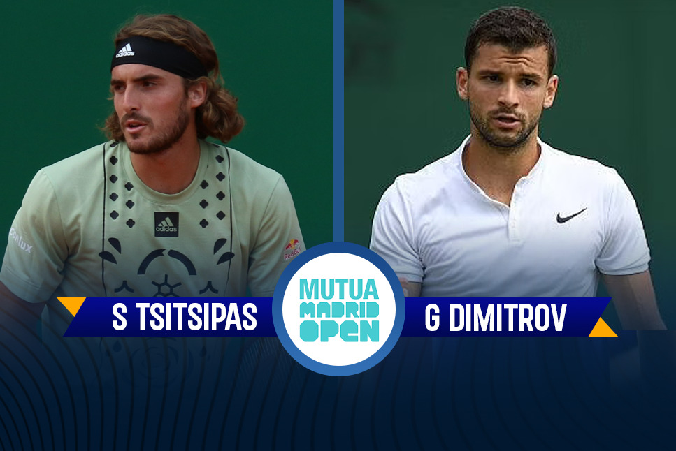 Madrid Open LIVE: Stefanos Tsitsipas favourite against Grigor Dimitrov in third round at Madrid - Follow Tsitsipas vs Dimitrov LIVE updates