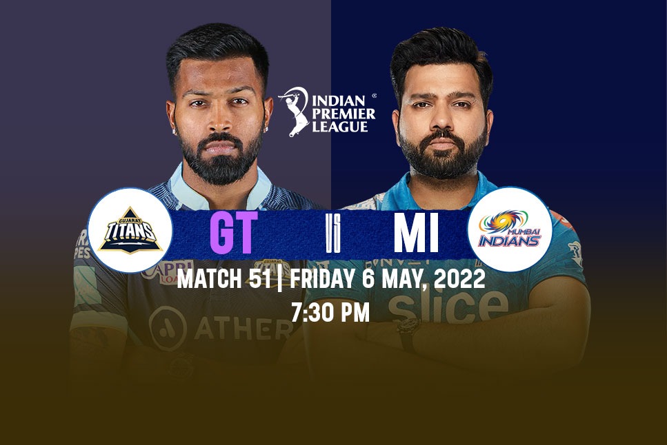 GT vs MI LIVE Streaming: Hardik Pandya’s Gujarat Titans ready to formally seal PLAYOFF SPOT, Watch Gujarat Titans vs Mumbai Indian LIVE Broadcast