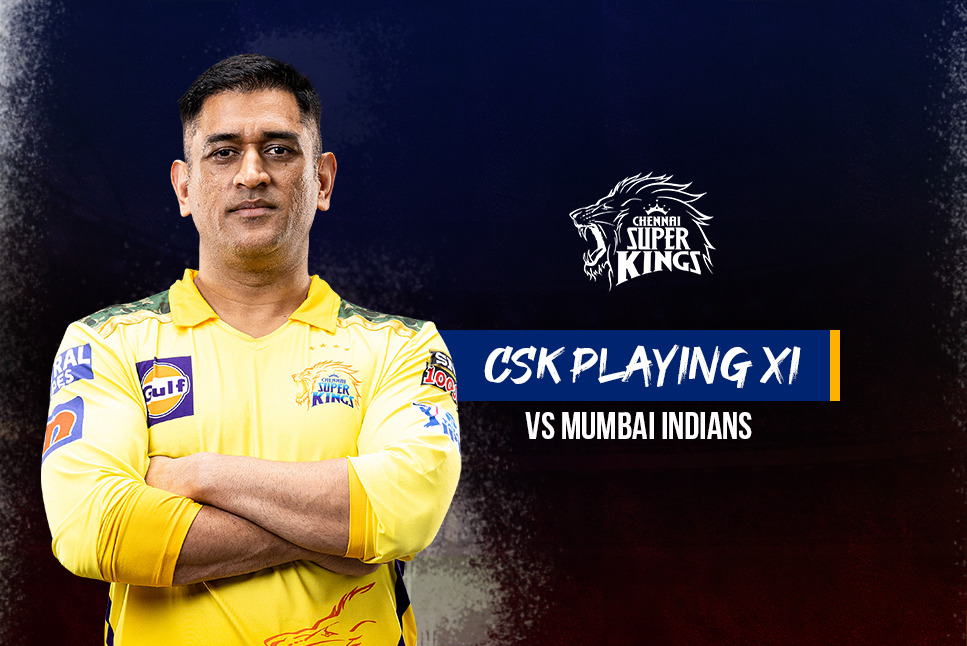 CSK Playing XI vs MI: MS Dhoni goes for an UNCHANGED Playing XI against MI, Shivam Dube to take Main role of all-rounder – Follow IPL 2022 Live Updates