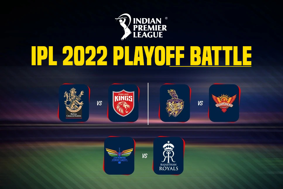 IPL 2022 Playoff Yarışı: IPL Playofflarını belirlemek için IPL, RCB vs PBKS, KKR vs SRH & LSG vs RR için BLOCKBUSTER hafta sonu