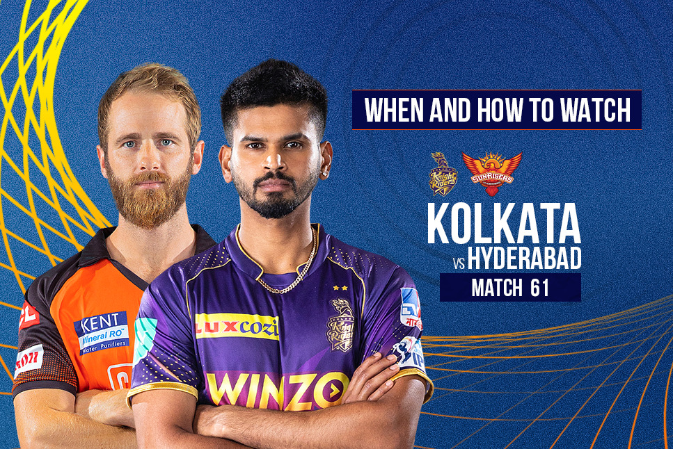 KKR vs SRH Live Streaming: When and how to watch IPL 2022, Kolkata Knight Riders vs Sunrisers Hyderabad Live Streaming in your country, India
