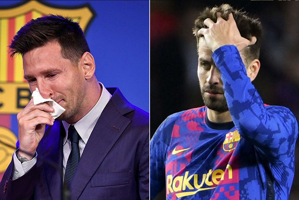 La Liga: "I cried when Messi left," says former Barcelona defender Gerard Pique but understands why Lionel Messi joined Paris Saint-Germain