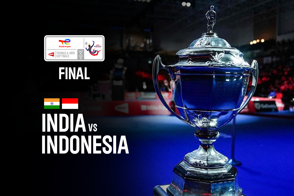 Thomas Cup FINAL Live: First-time finalists India take on defending champions Indonesia in HISTORIC Thomas Cup Final – Follow Live Updates