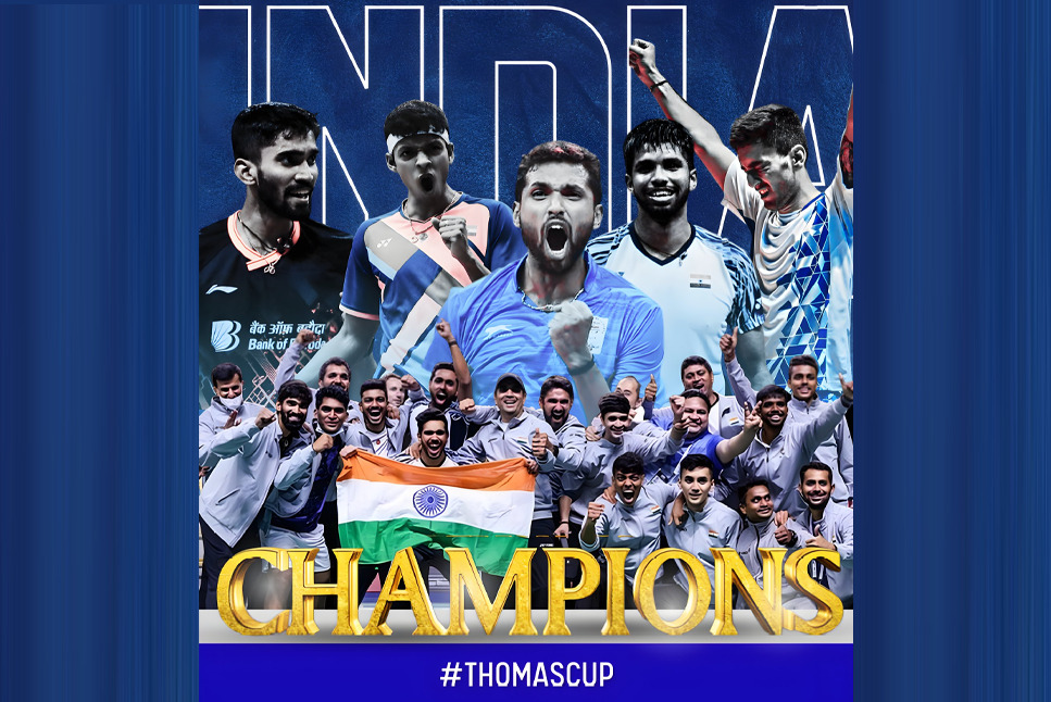 Thomas Cup Final LIVE: India create badminton history, beat Indonesia 3-0 to win maiden Thomas Cup title: Check INDIAN CELEBRATIONS LIVE