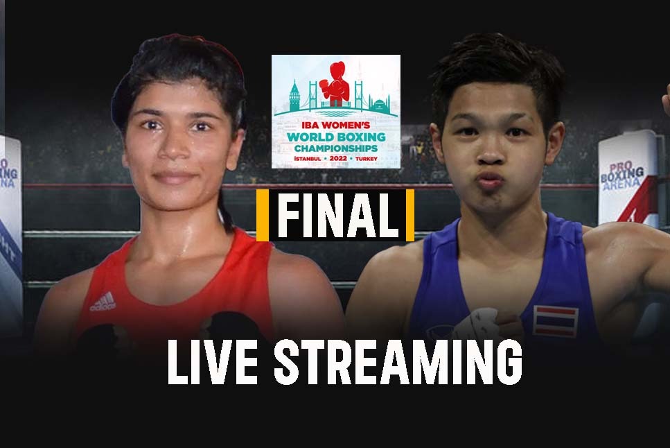 Nikhat Zareen vs Jutamas LIVE Streaming: Women World Boxing Champions finals LIVE as India’s Nikhat Zareen targets GOLD today at 8:30 PM