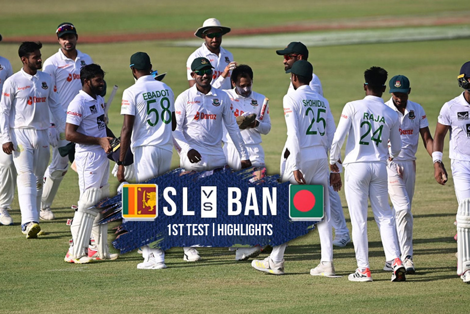 BAN vs SL Highlights: Niroshan Dickwella & Dinesh Chandimal's heroics on DAY 5 see the Test ending on DRAW - SL 260/6 - Follow BAN vs SL 1st Test Highlights
